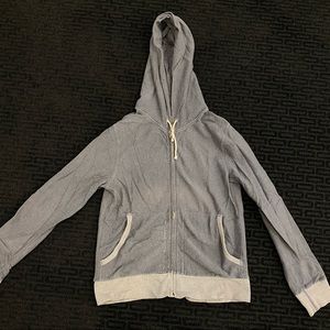 J. Crew mens zip up hoodie in size S